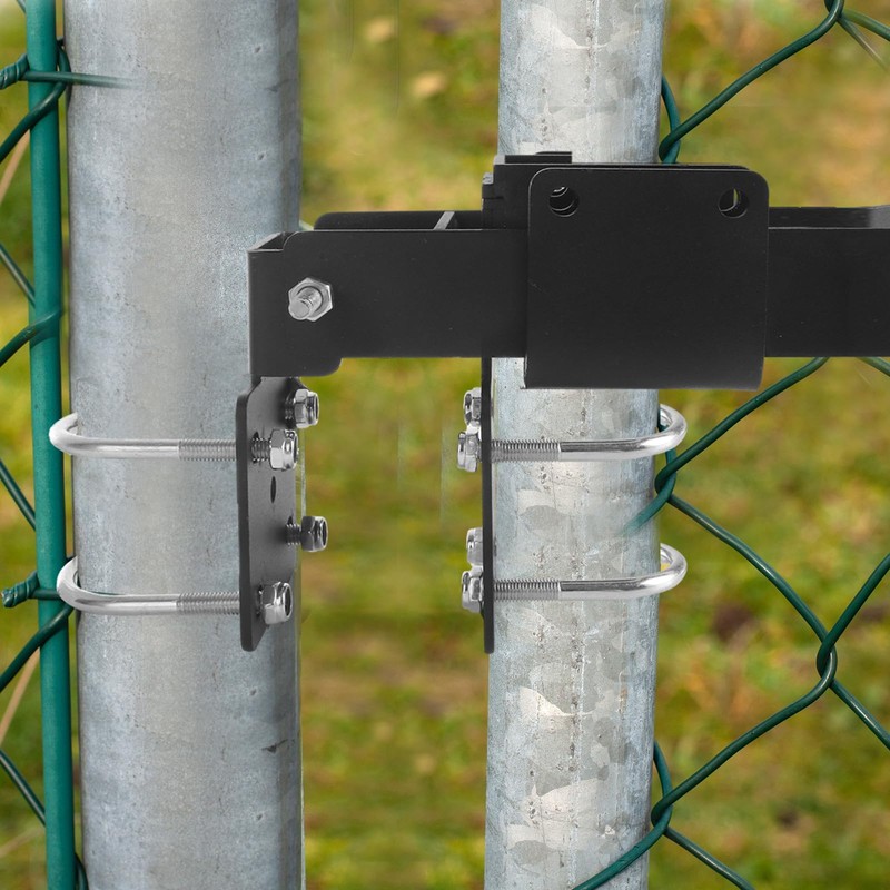 ZUQIAN Chain Link Double Gate Latch for 1-3/8 Inch Gate
