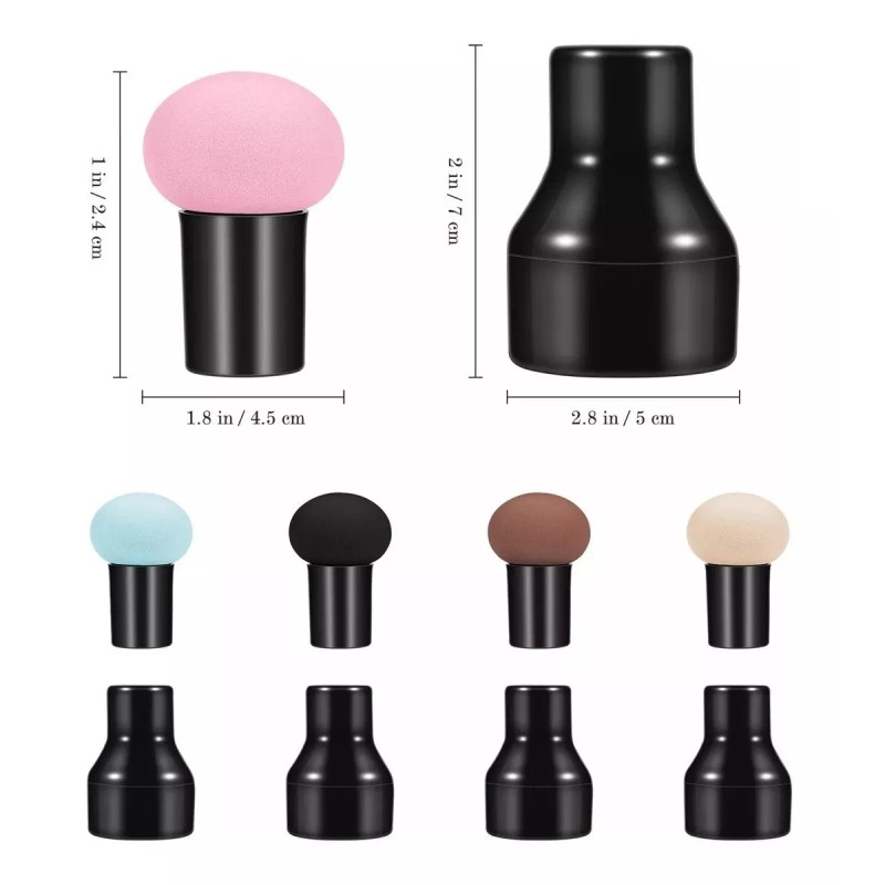 GAB Belleza Esponja Maquillaje Con Soporte Y Estuche Portátil Viaje