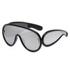 IMPERO Trendy Oversized Metal Sunglasses - Bold Men's Eyewear, C5