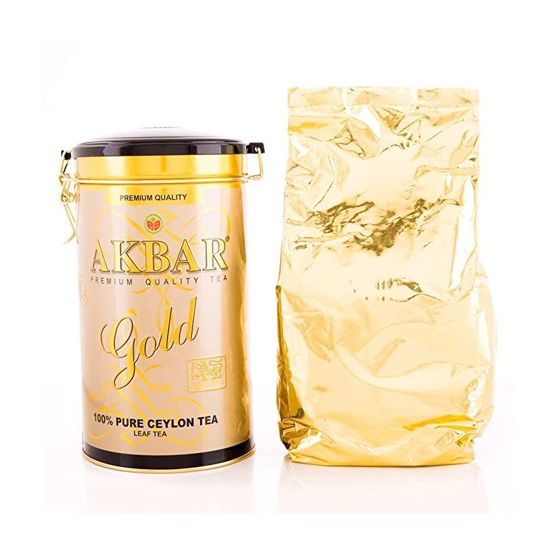 Akbar Premium Quality Gold 100% Pure Ceylon Leaf Tea from