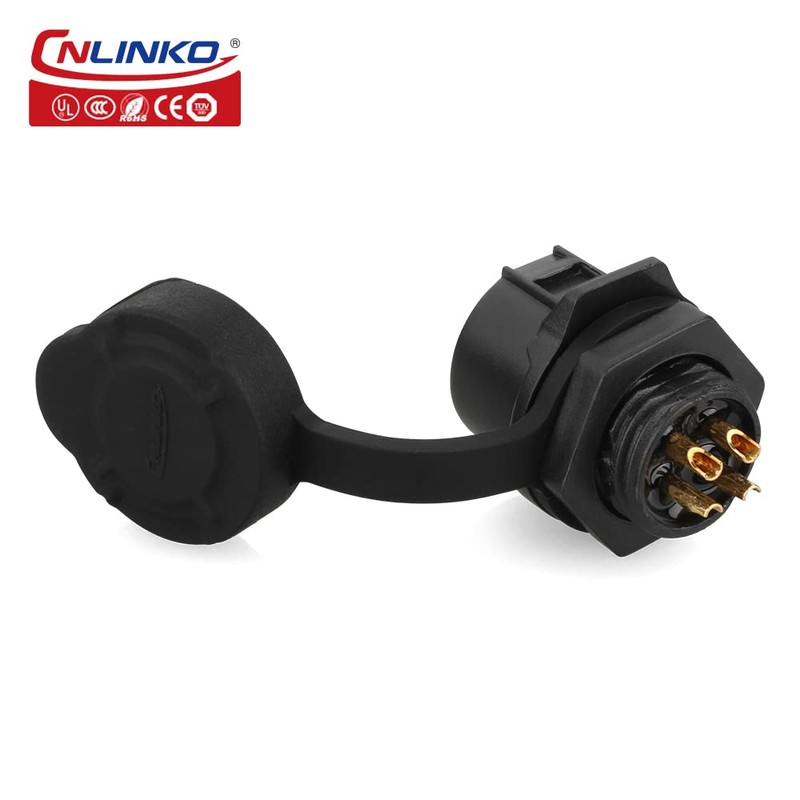 CNLINKO LP-12 IP68 Industrial Waterproof Connector Quick Plug Circular Connector