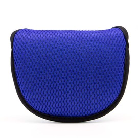 Golf Headcover Putter Cover Velcro Mallet Odyssey 2 Ball Tailor Made Spider Putter Net (Blue)