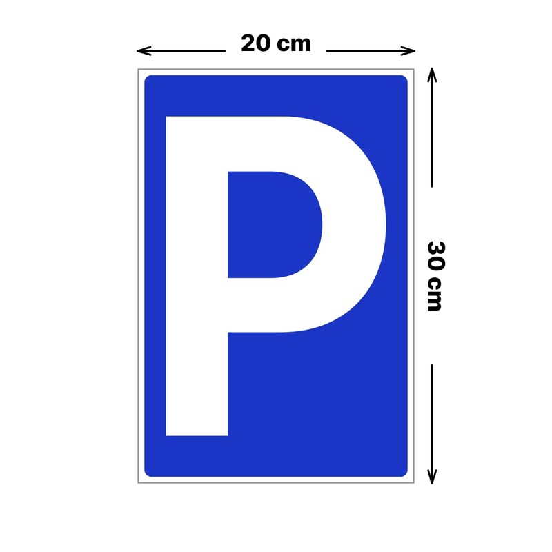 Parking Sign Dibond / Aluminium 3 mm Guest Parking Sign