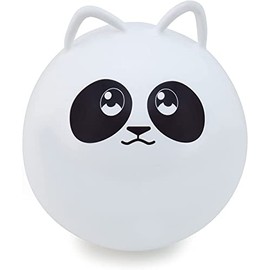B4E Kids Space Hopper | Inflatable Space Hopper For Children Aged 3 Years and Above | 40cm x 40cm Animal Space Hopper For Kids | Jump and Bounce Space Hopper with Assorted Designs (Panda)
