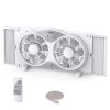 shinic Window Fan with Reversible Airflow Quiet, Twin 9" Blades,