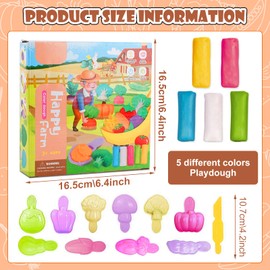 TZQFROCE Pack of 12 Children's Crafts Gift Kids Clay Accessories (C)