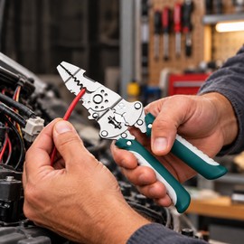 Multifunction Wire Stripper Pliers – Crimper, Cutter & Electric Cable Hand Tool