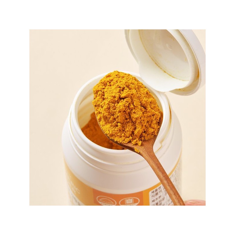 Yuginongmaru 무농약 강황을 통째로 갈아넣은 강황가루 150g 150g Turmeric Powder