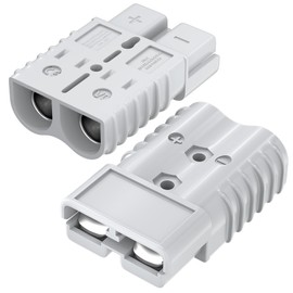 RVBOATPAT 2PCS 350 Amp Battery Cable Connector 2/0 AWG Battery Quick Connect/Disconnect Connector, Wire Harness Plug Connector Kit for for Car Winch Motor Recovery