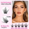 Bodermincer 10-12-14-16mm Mix/14-16-18mm Mix D Curl DIY Clusters Eyelash Extension