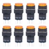 25Pcs Momentary Push Button Switch Self Locking 8 Pin Round
