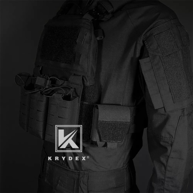 KRYDEX Tactical Handcuff Pouch Low Profile Cuff Holster MOLLE /