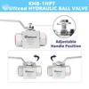 Ufixed 1" High Pressure Hydraulic Ball Valve,4500 psi,No Leak,Corrosion Resistance,Heavy