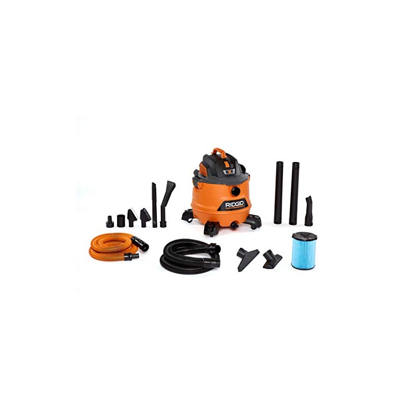 Ridgid 14-gal. 6.0 Pico HP WetDry Vac con Auto Detailing