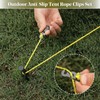 VBSYUYQ 10 Pcs Aluminium Alloy Tent Guyline Adjusters for Camping