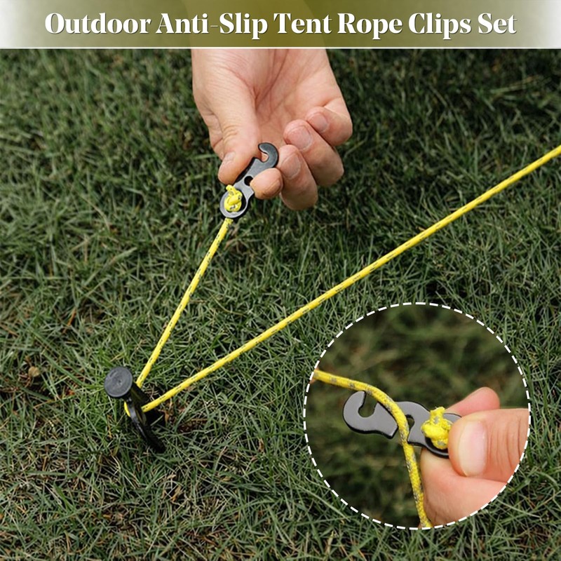 VBSYUYQ 10 Pcs Aluminium Alloy Tent Guyline Adjusters for Camping