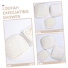 TOVINANNA Bath Loofahs 6pcs Loofah Exfoliating Sponge Pads Soft Bathing