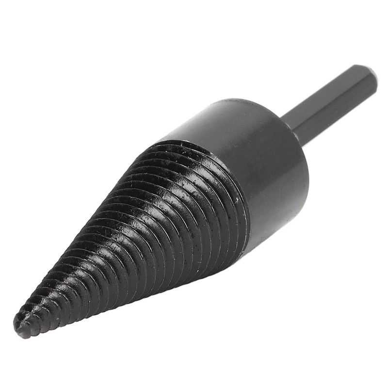 Firewood Drill Bit Wood Log Splitter Carbon Steel Cone Hex