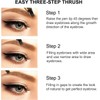 Boobeen Eyebrow Pencil - Microblading Eyebrow Pencil with Micro Fork