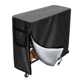 COOSOO Basketball Rack Cover Garage Ball Storage Rack Cover Waterproof Sports Equipment Organizer Cover Dustproof Outdoor Indoor Ball Storage Rack Cover