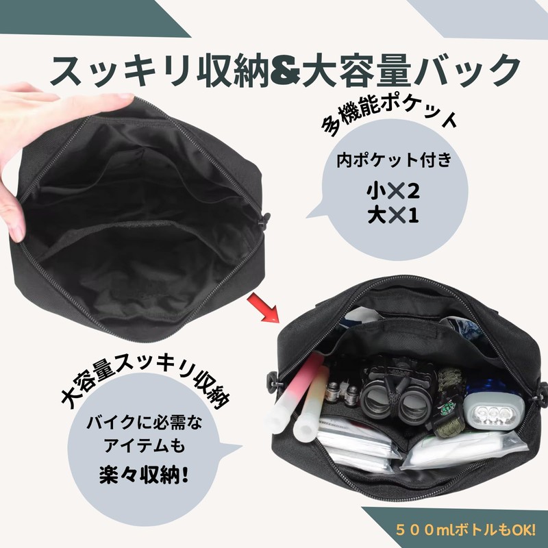 Motorcycle, Road Bike Handlebar Back Tool Pouch Tool Bag!!! Enhances