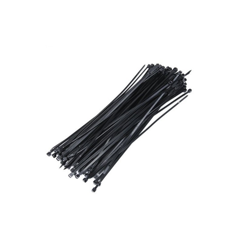 Yammy Nylon Cable Ties (Wearproof Type), 7.9 x 0.1 inches