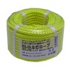 matuura Industrial Fluorescent 8 Run Rope Thickness 6 mm Length 20 m Round Roll Pack