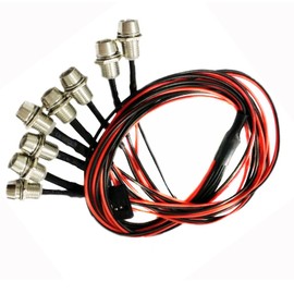 ShareGoo 8Leds LED Light Headlights Lighting Taillight Kit for Traxxas HSP Tamiya Redcat RC4WD Axial SCX10 RC Car Truck Tank Crawler