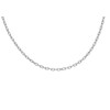 Tuscany Silver Diamond Cut Belcher Chain Necklace of 46 cm/18-inch