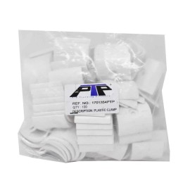 Pro Trucking Products Bag of 100 1701354 Plastic U Clamps, Same as Shurco 1701354-1