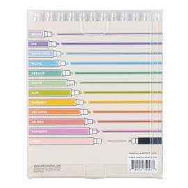 Erin Condren Dual-Ink + Dual-Tip Markers 12-Pack Highlighter Pens. Write, Highlight, Color-Code & More. Perfect for Work and School, 12 Barrels, 13 Total Colors