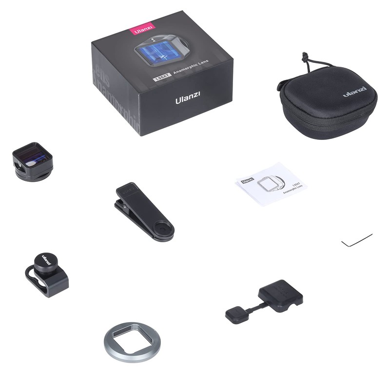 ULANZI Anamorphic 1.55 XT Lens for Smartphones - Anamorphic, Black