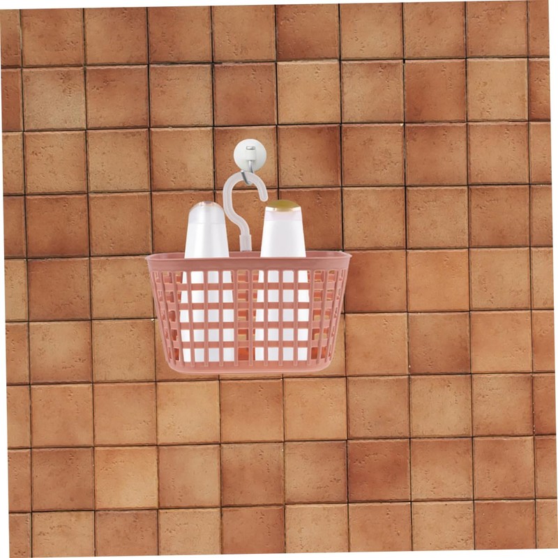 Generic Elegant Shower Toiletries Plastic Hanging Shower Organizer Basket Space-Efficient