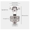 KAFENDA 2 DTC 135-degree Corner Cabinet Hinges, 135-degree DTC Cabinet