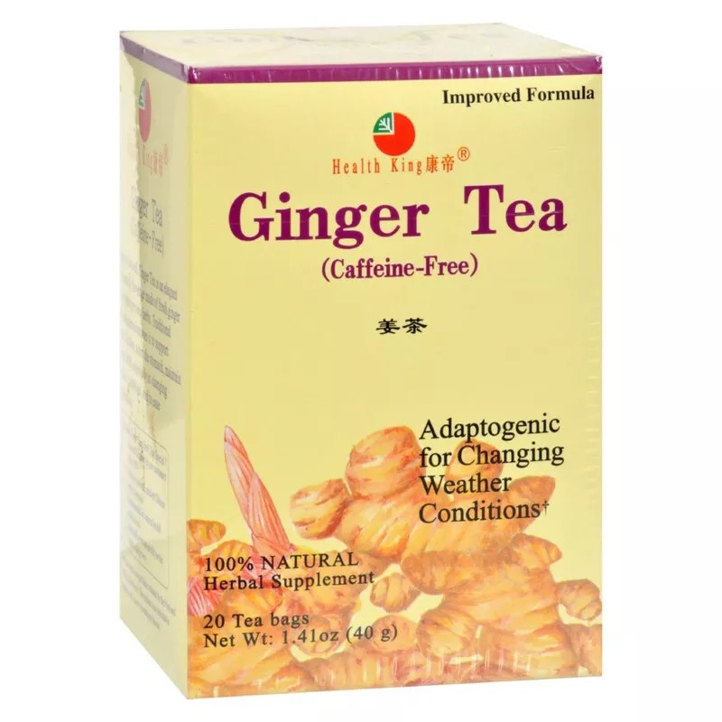 Health King Medicinal Teas Tea, Ginger - 20 Bag
