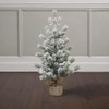 Old World Christmas 23" Frosted Balsam Tree with Burlap Base