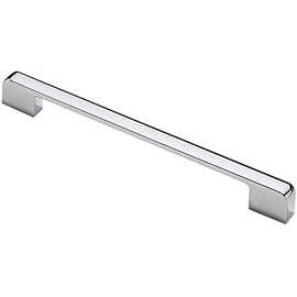 Kitchen Cabinet Door Handle Polished Drawer Pull Handle T Bar Furniture Cupboard Handles Hole Center 192mm