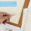 suituts Address Book Refill Pages with Alphabetical Tabs, Large Print