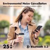 ROSESELSA Ceramics Budget Wireless Earbuds, High-Fidelity Sound, 60ms Gaming Earphones,