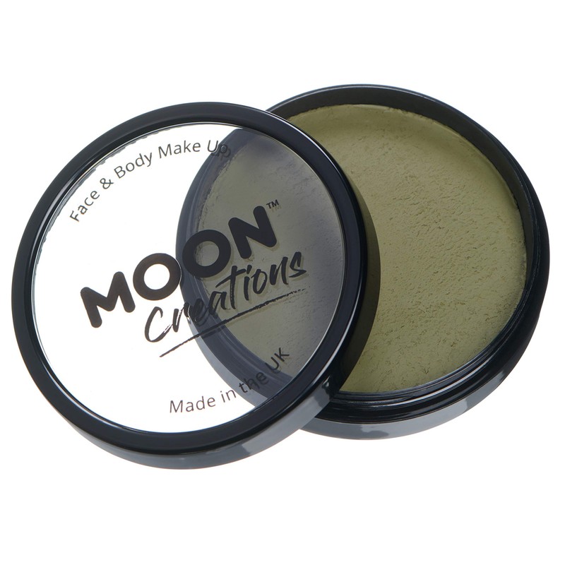 Moon Creations - Professional water-activated face paint - army green