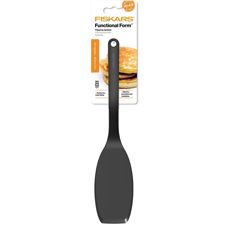 Fiskars Pfannenwender mit dünner und flexibler Spitze, Ideal für Omeletts