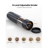 TOMEEM Electric Salt and Pepper Grinder Set with LED Lights