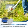 CHIHOLEN Pack of 4 Grass Trimmer Line Spool Compatible with