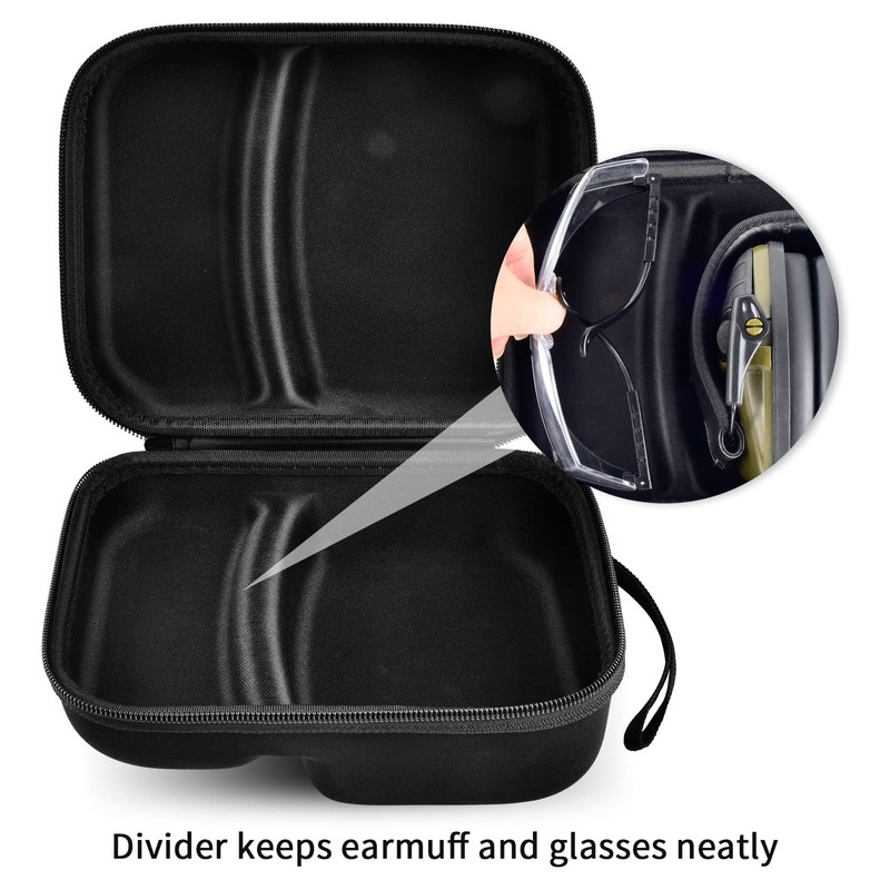 GWCASE Case Compatible with Walker's Razor Slim Electronic Earmuffs, Storage