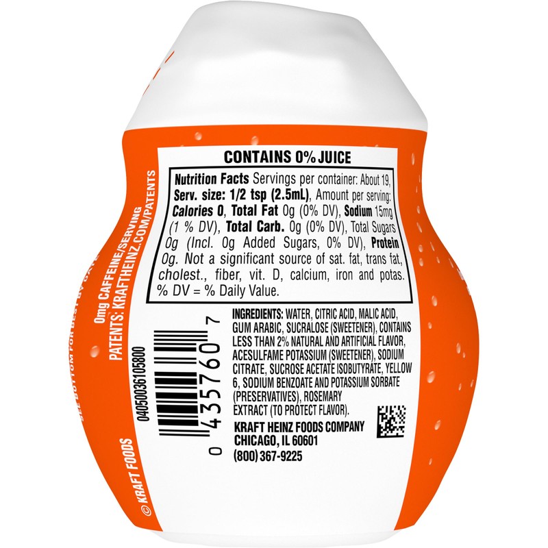Kool-Aid Sugar-Free Orange Zero Calories Liquid Water Enhancer 1 Count