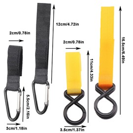 6 Pcs Buggy Clips Hooks Colorful Baby Bag Clips Pushchair Hooks Portable Stroller Nylon Hook Universal Fit Hook Your Shopping Bags Handbag Safely on Pushchair(Colorful)