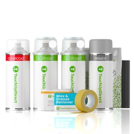 TouchUpDirect G1W/WA140X White Frost Tricoat Compatible With GMC Exact Match Touch Up Paint Aerosol - Platinum Package