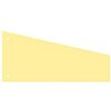 Kangaro 07070-07-TR Divider Strips, Paper, Yellow, 235 x 105 Trapezoid