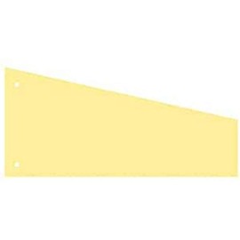 Kangaro 07070-07-TR Divider Strips, Paper, Yellow, 235 x 105 Trapezoid