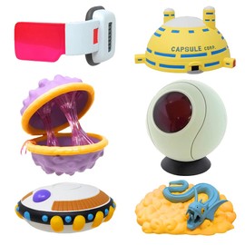 Dragon Ball Item Collection Vol.2, Set of 6, Scouter, Round Spaceship, Freeza's Spaceship, Capsule Corporation, Snakesway, Cell Eggs